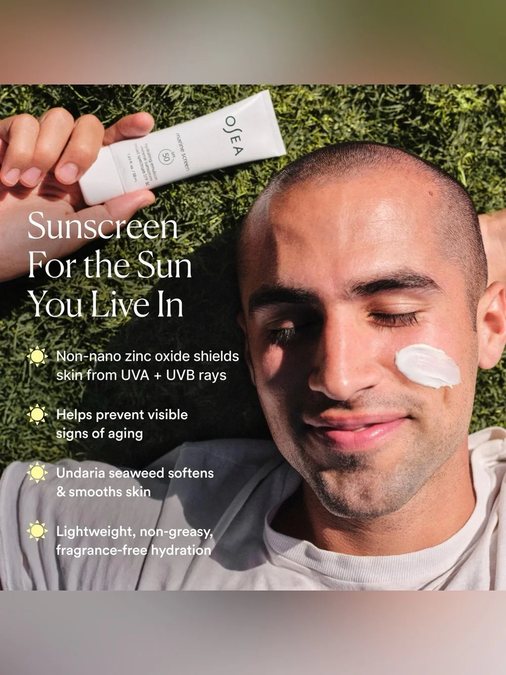 OSea Marine Screen Hydrating Emulsion SPF 50 -